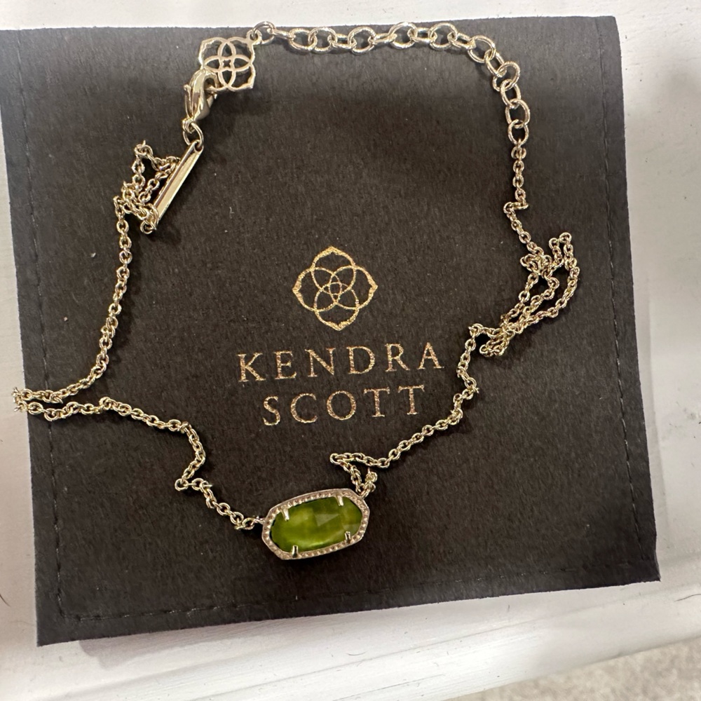 Kendra Scott Peridot Necklace